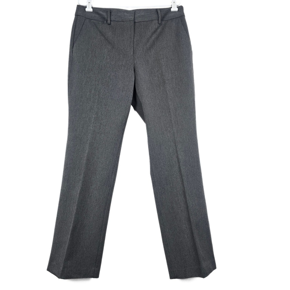 Talbots Barely Boot Gray Dress Pants Womens 12 Stretch Professional Trousers